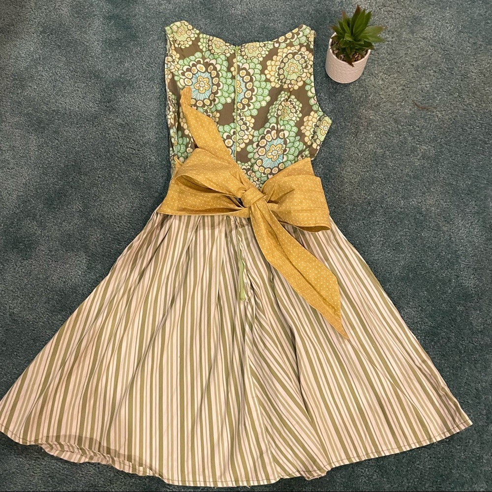 Handmade fit and flare dress